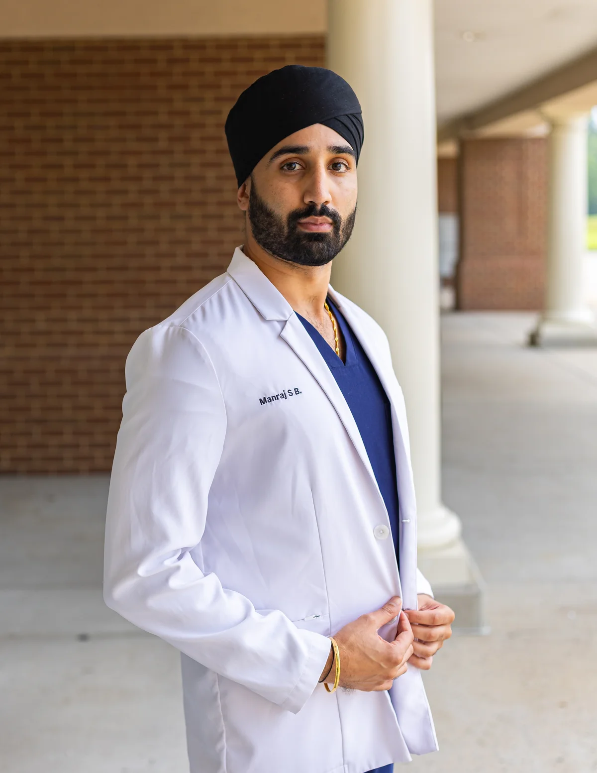 Dr. Manraj Bhangra reviewing a treatment plan at Hanover Dental Care