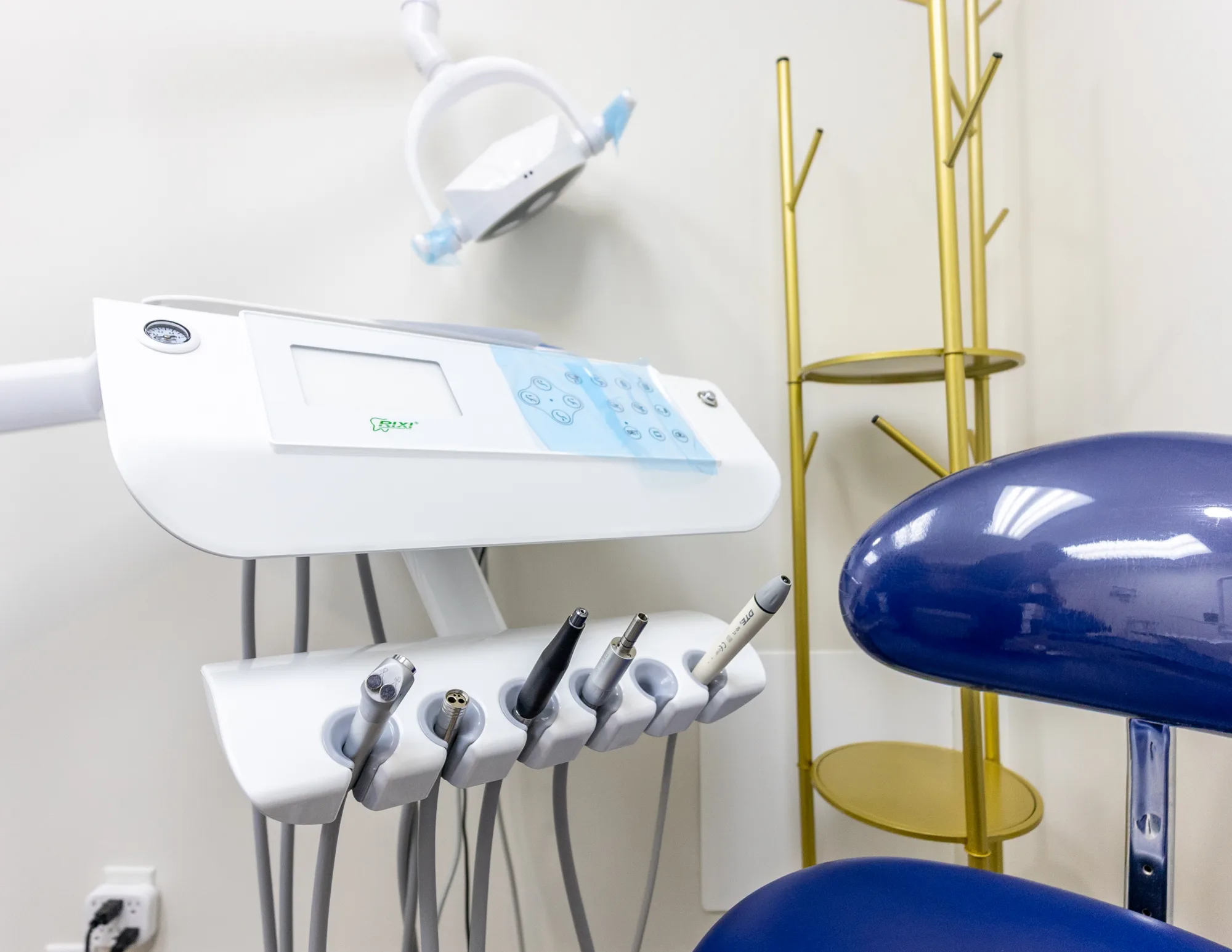 Dental equipment set up for a veneer appointment at Hanover Dental Care