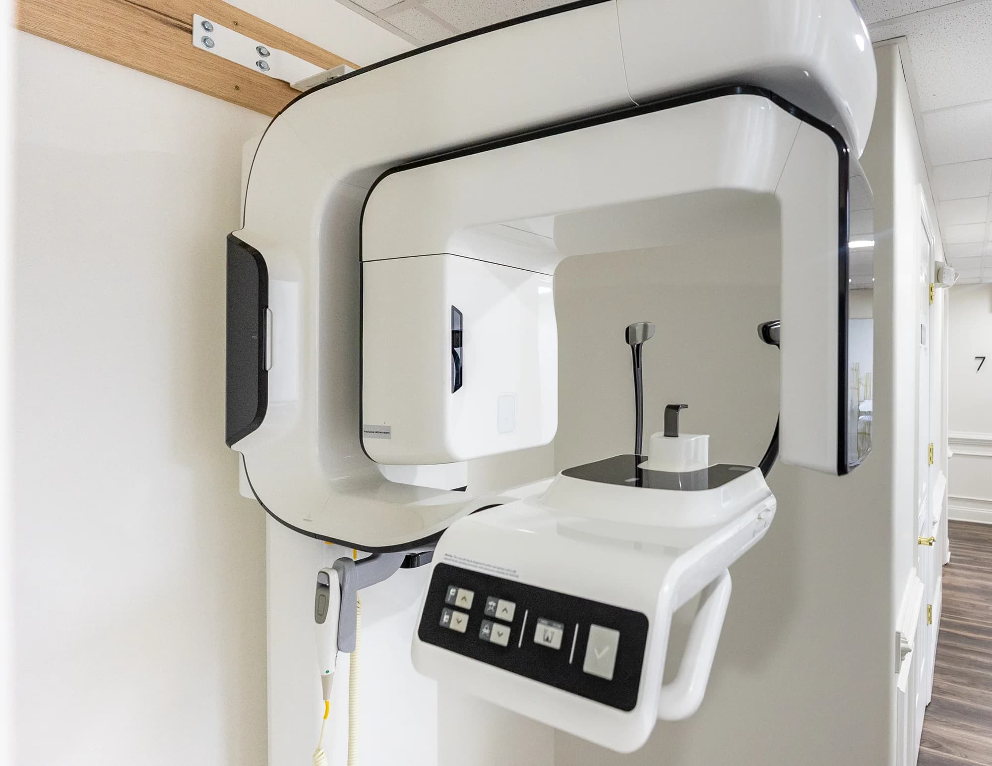 The panoramic and CBCT imaging unit used to plan dental implants at Hanover Dental Care