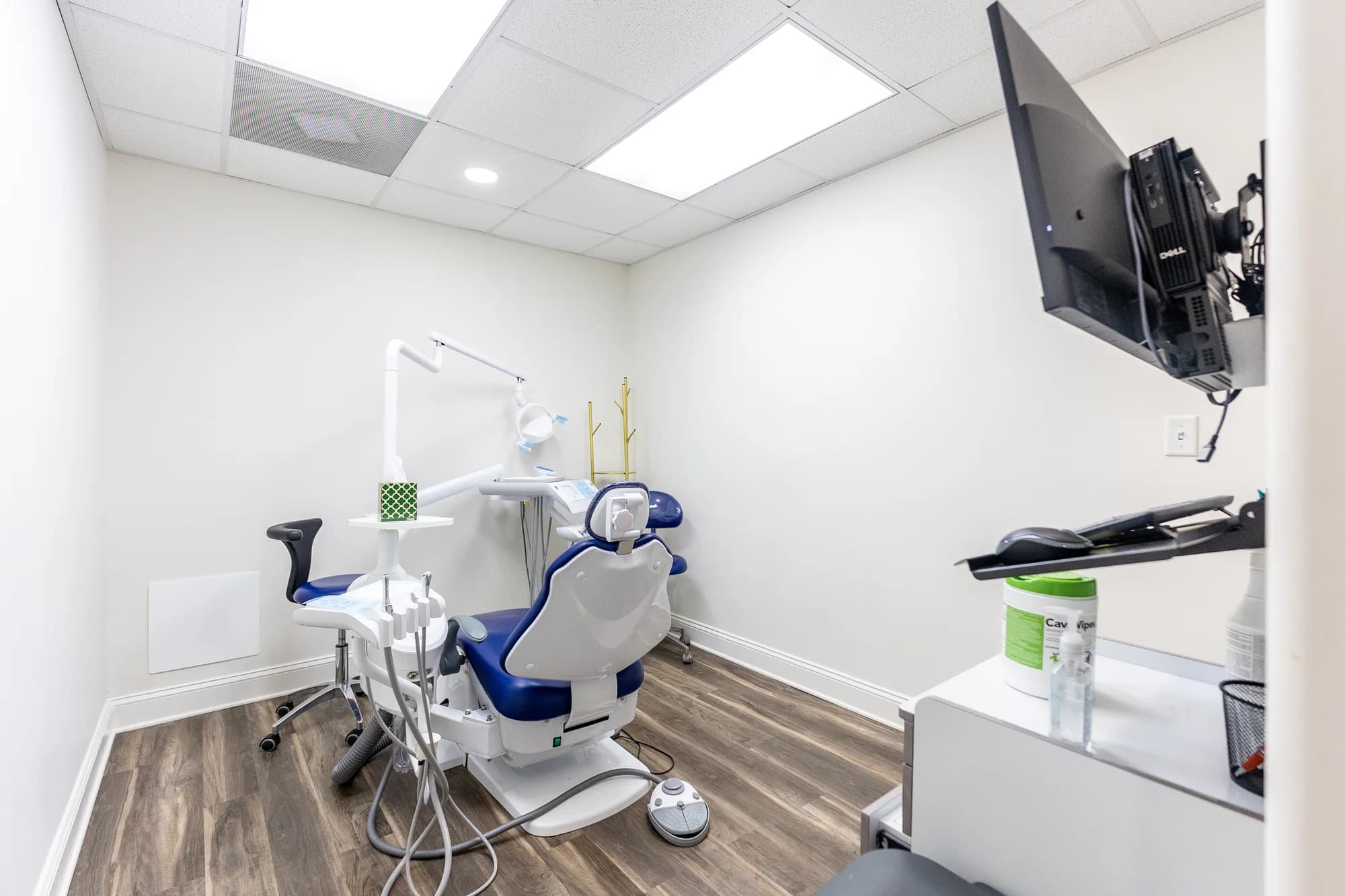 The chair a whitening visit happens in at Hanover Dental Care