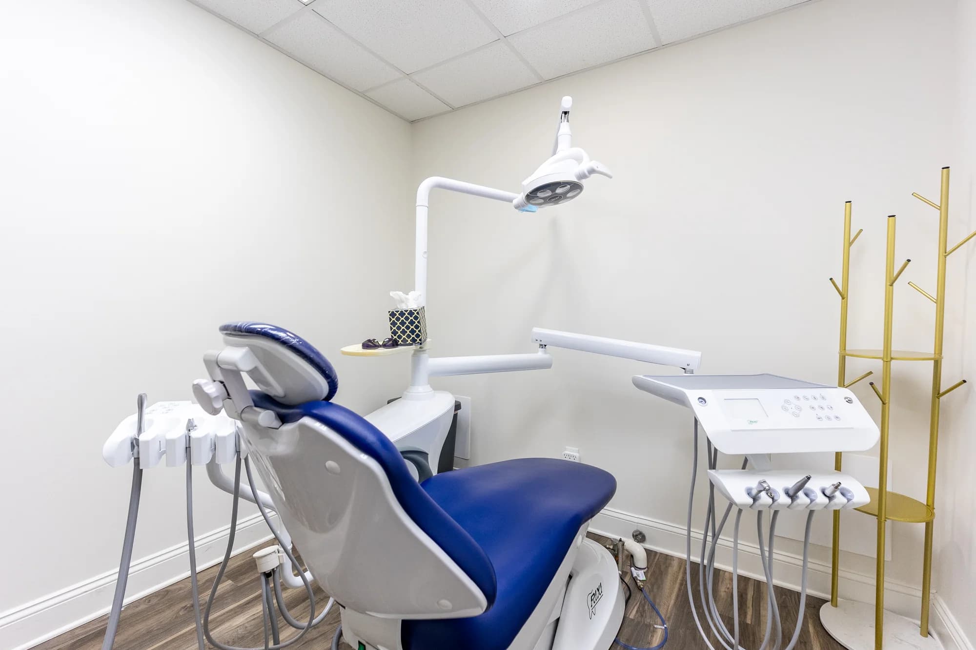 A treatment room at Hanover Dental Care, where root canal treatment is done